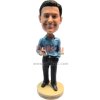 Casual Executive with Smart Phone bobblehead