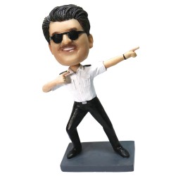 Personalized pilot bobblehead, custom bobblehead gift for pilot