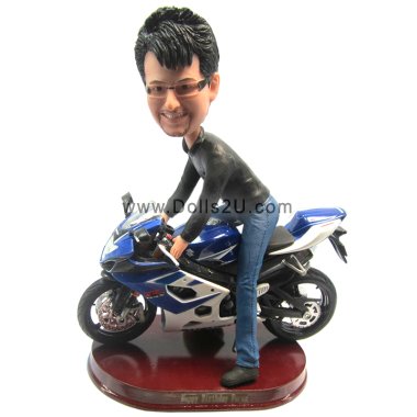 Motorcycle Rider Bobbleheads
