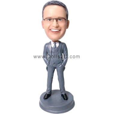 groomsmen bobble head gift