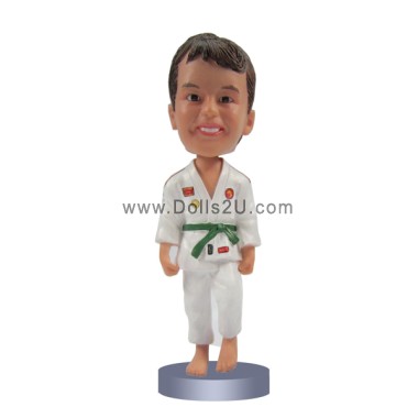 (image for) Custom Taekwondo Kid Bobblehead Item:13531