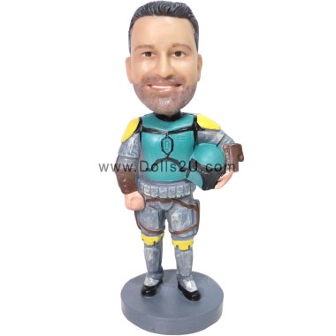 custom Mandalorian Bobblehead from Your Picture