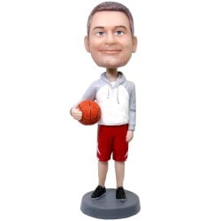  Male Basketball Coach Bobblehead Gift