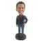 (image for) Custom Bobblehead Male In Hoodie Gift For Dad Item:52240