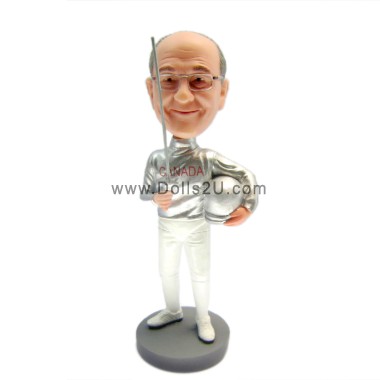 Fencing bobblehead