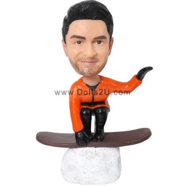  Custom Snowboarder Bobblehead Item:10331