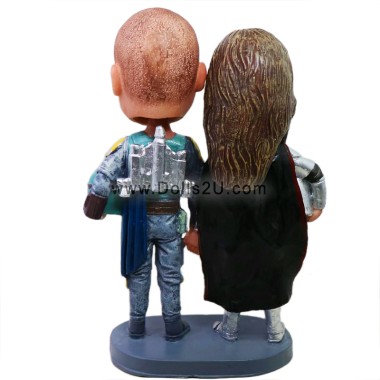 (image for) Custom Made Star Wars Wedding Bobbleheads Gift