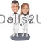 (image for) Personalized Star Wars Couples Bobbleheads Gifts, Stormtrooper Couple Bobbleheads Item:40299