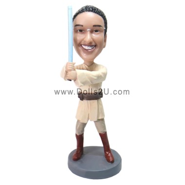 (image for) Personalized Star Wars Jedi Bobblehead From Your Photo