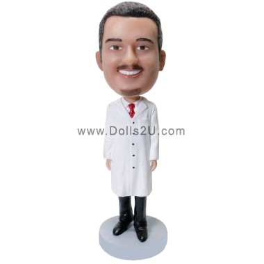  Custom Bobblehead Male Doctor In Lab Coat Unique Gifts For Male Doctors Item:92026