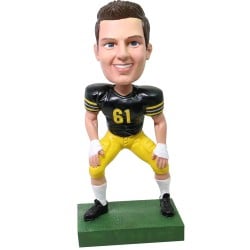  Personalized Football Bobblehead from Your Picture, Best Gift for Dad