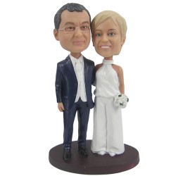 (image for) Custom Bobbleheads Intimate Couple Anniversary Gift