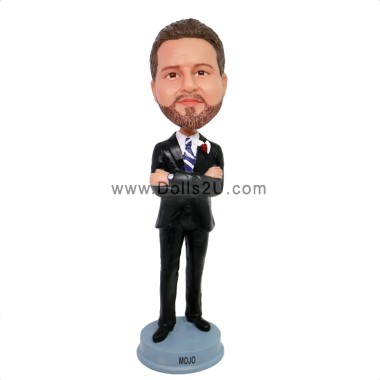  Custom Businessman Bobblehead Unique Businessman Gift Idea Item:52287