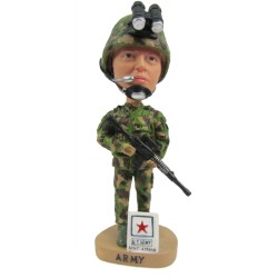(image for) Custom Bobbleheads Military Soldier Holding a Gun