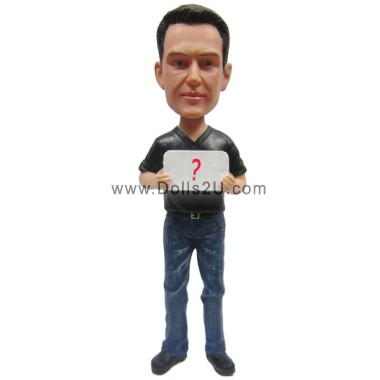  Custom Male Wtih Nameplate Bobblehead Item:13539