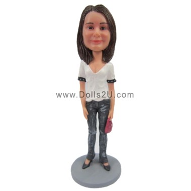  Custom Bobblehead Gift For Girl Friend Item:13946