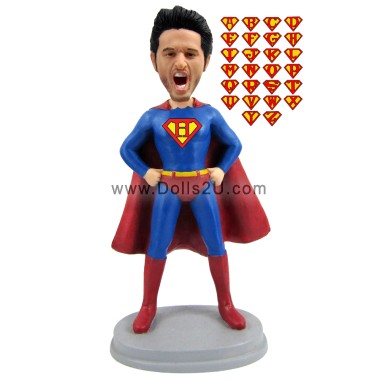  Superhero Superman Custom Bobblehead Gift For Him