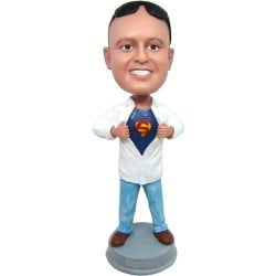 (image for) Superhero In Shirt Bobblehead