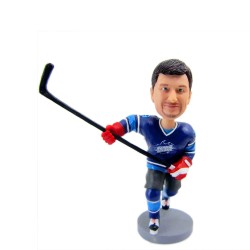 (image for) Custom Hockey Player Bobblehead Gift