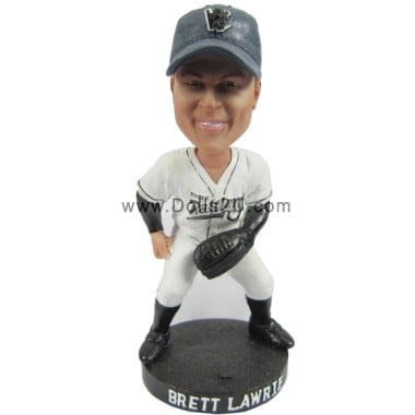  Custom Male Baseball Player Bobblehead Item:13711