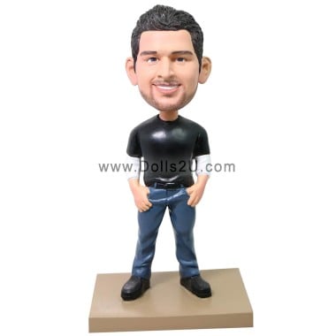  Custom Male Bobblehead From Your Picture Item:0209