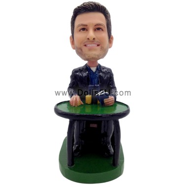  Poker Player Bobblehead