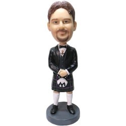 (image for) Personalized Bobblehead Man In Kilt Creative Bobblehead Gift For Male