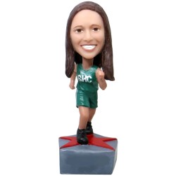Female Athlete Runner Bobblehead