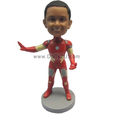 Custom Iron Man Style Bobblehead For Kid