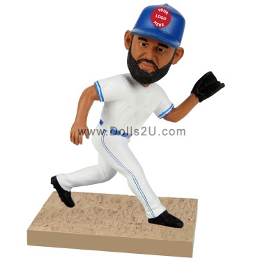 custom baseball outfielder bobblehead gift for baseball player