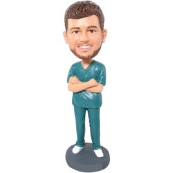  Personalized Bobblehead Male Nurse Graduation Gift