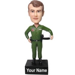  custom pilot bobblehead from your photo