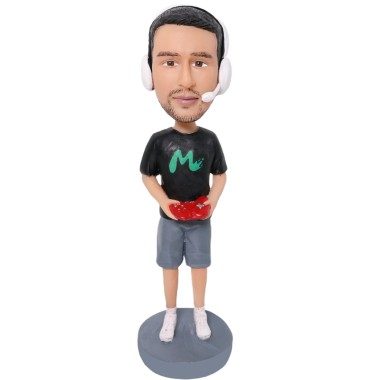 (image for) Personalized Bobblehead Male Xbox gamer