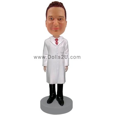 Personalized Male Doctor Bobblehead