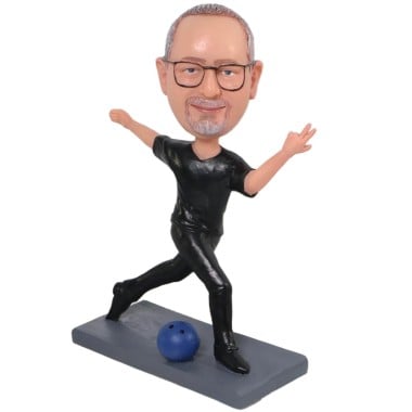 (image for) Custom Bowling Player Bobblehead / Gift for Bowling Player