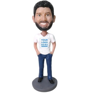 (image for) Male In T-shirt and Jeans With Hands In Pockets