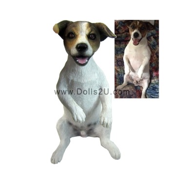 (image for) Fully custom made dog bobblehead - pet dashboard bobblehead