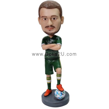 (image for) Custom Soccer Player Bobblehead / Gift For Soccer Player