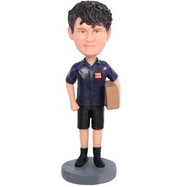 (image for) Custom FedEx Driver Bobblehead Gift For Delivery Man
