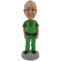 (image for) Custom Bobblehead Construction Worker Gift For Co-worker