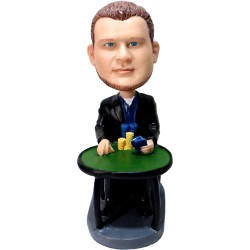 Poker Player bobblehead