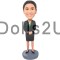 (image for) Custom Businesswoman Bobbleheads Gift For Female Executive Item:12261