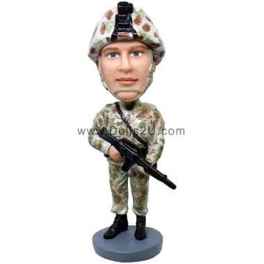 (image for) Custom Military Bobblehead