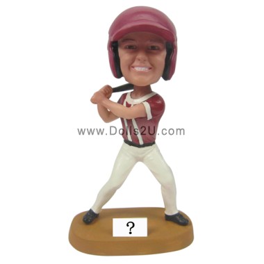 (image for) Custom Right Handed Baseball Hitter Bobblehead