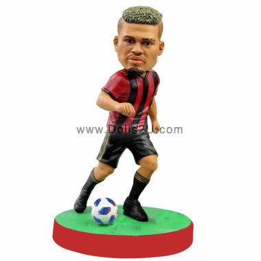 Personalized soccer player bobblehead