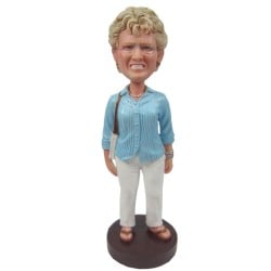  Custom Bobblehead Casual Lady Gift For Mom