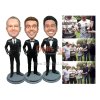 Groomsmen Wearing Suit And Bowtie