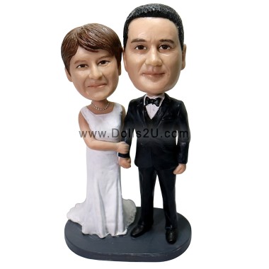 (image for) Customized Wedding Bobbleheads Gift