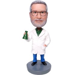 (image for) male in lab coat bobblehead