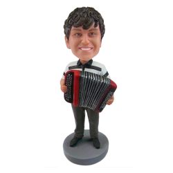 accordion player bobble head